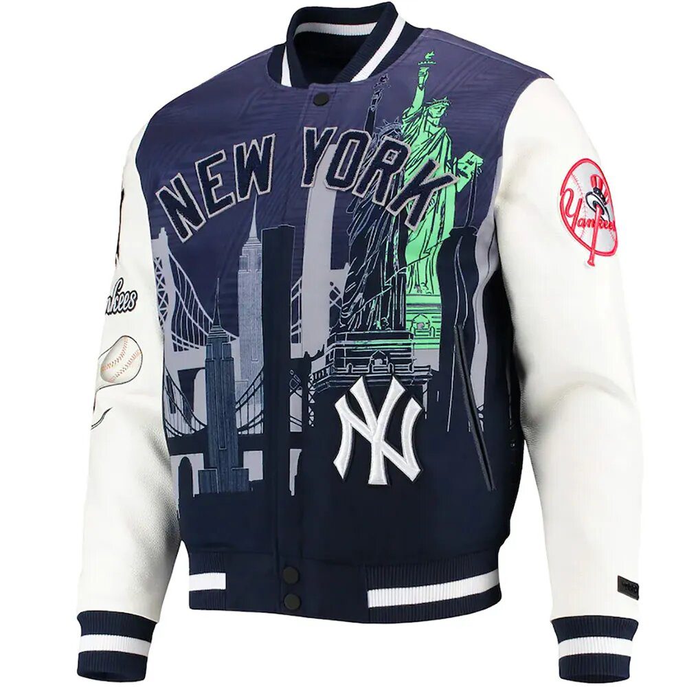 New York Yankees Pro Standard Retro Classic Wool Varsity Jacket