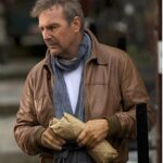 3 Days To Kill Kevin Costner Brown Jacket