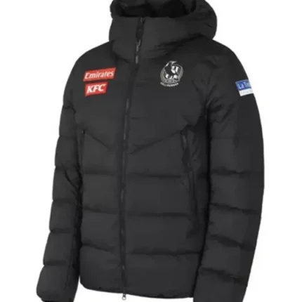Collingwood Black Puffer Jacket | Trendy Leather Jackets