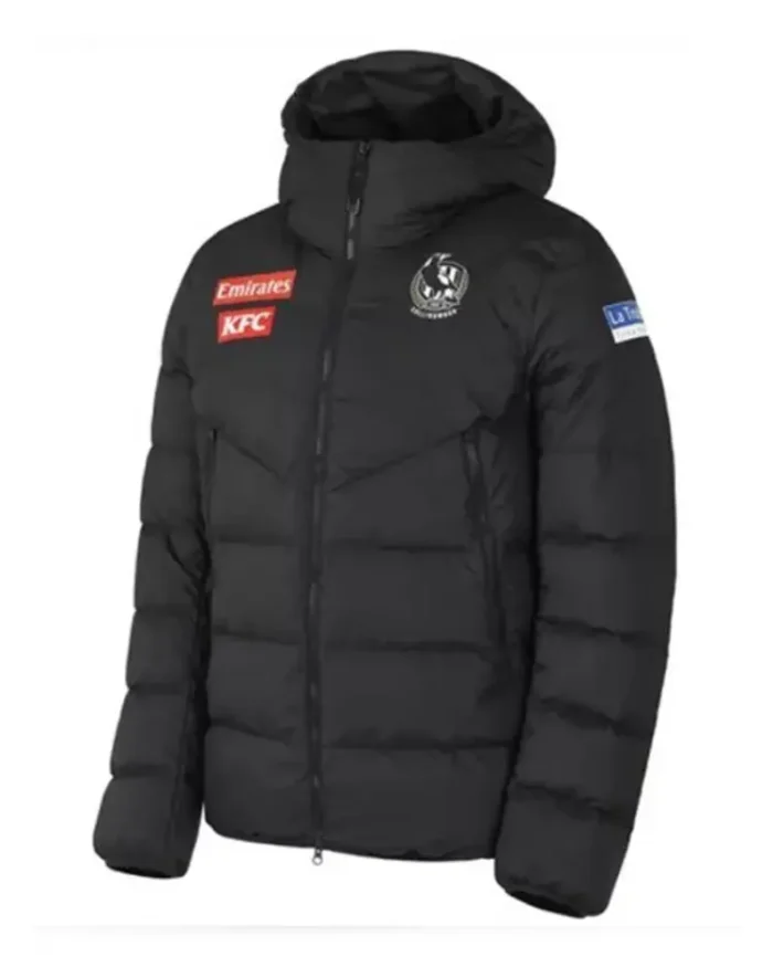 Collingwood Black Puffer Jacket | Trendy Leather Jackets