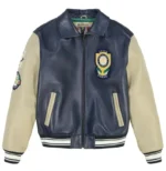 Premium Avirex World Series leather Varsity Jacket - Image 2