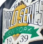 Premium Avirex World Series leather Varsity Jacket - Image 5