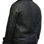 Men's B3 Bomber - RAF Aviator Real Sheepskin Leather Jacket - Image 3