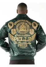 Pelle Pelle Men’s Eye On The Prize Green Jacket