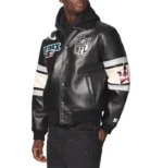AVIREX X STARTER SUPER BOWL LX LEATHER JACKET - Image 8