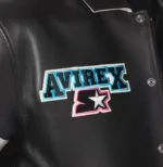AVIREX X STARTER SUPER BOWL LX LEATHER JACKET - Image 4