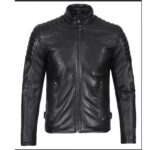 Black biker jacket, cowhide leather - Image 2