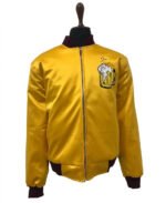Kenosha Kickere Home Alone Yellow Golden Satin Jacket