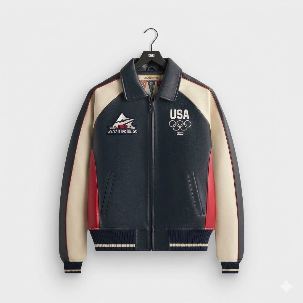 image_8c9781de Kith & AVIREX Team USA Olympics 2026 Jacket - Image 1