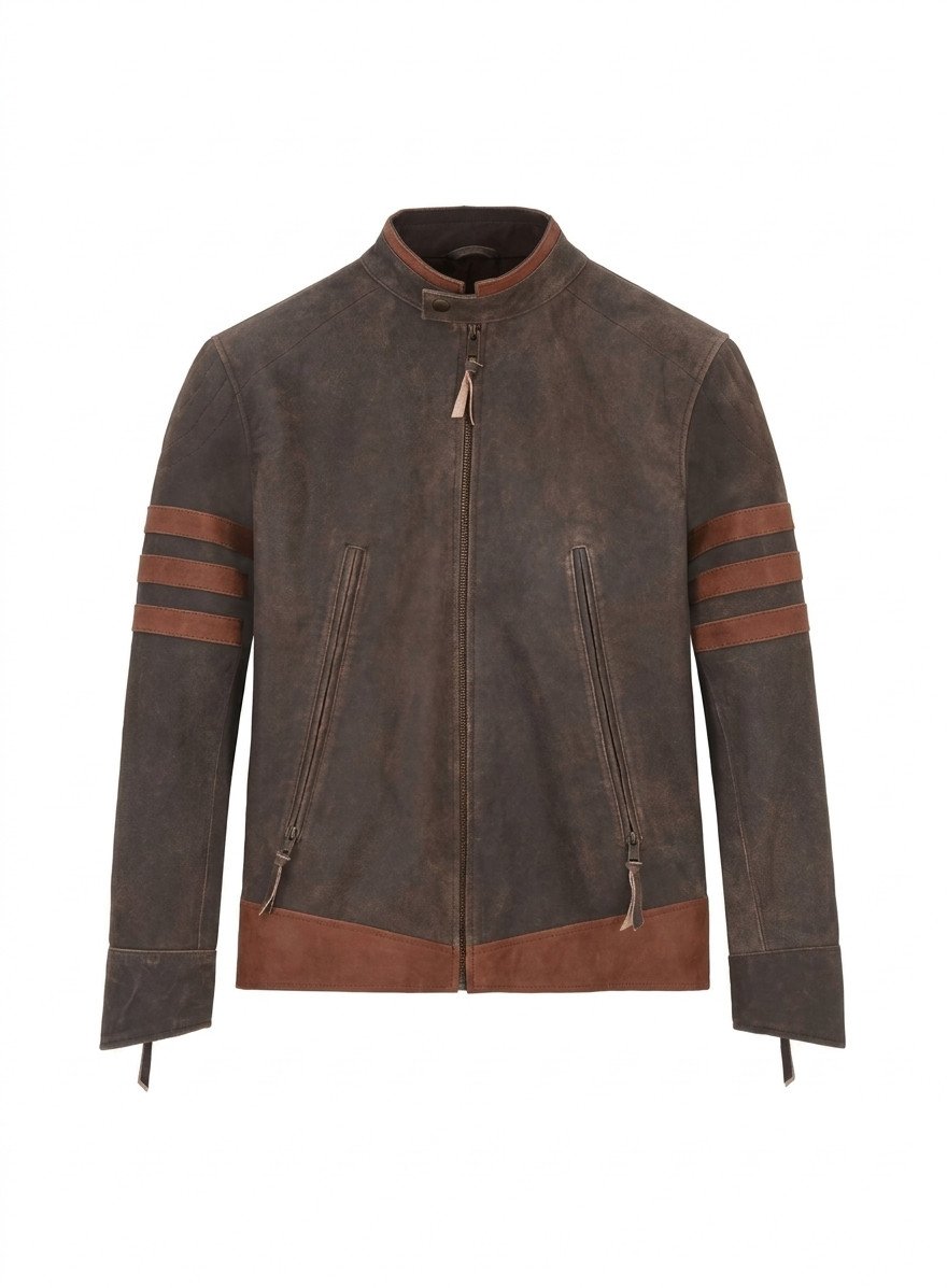 image_a1fd232a X – Men Origins Wolverine Leather Jacket - Image 1