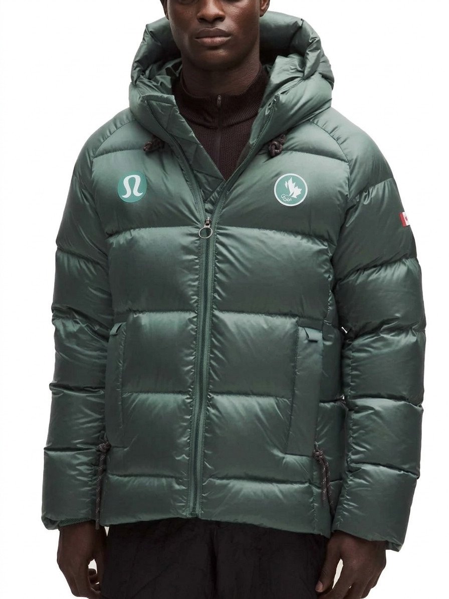 image_ea050eea lululemon Winter Olympics 2026 Team Canada Green Puffer Jacket - Image 1