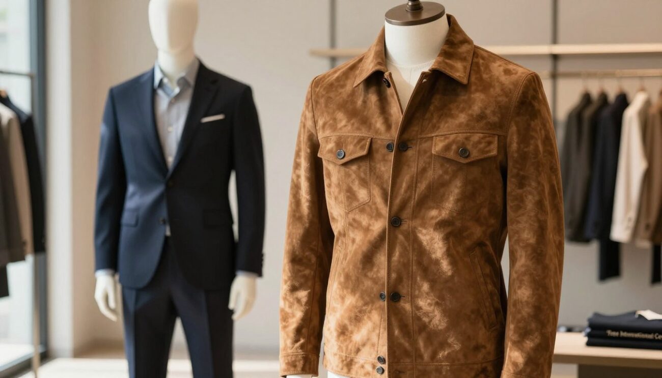 suede jacket styling