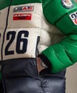 Olympics 2026 Polo Team USA Closing Ceremony Green Jacket - Image 3