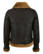 Women's RAF B3 Flying Bomber Aviator Style Leather Jacket - Image 2