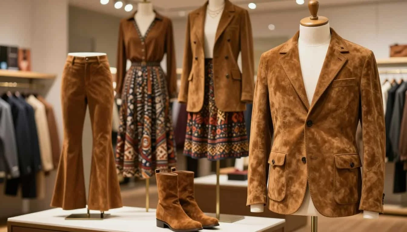 suede fashion history